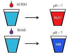 Diferencias entre Ácidos y Bases en base a pH.